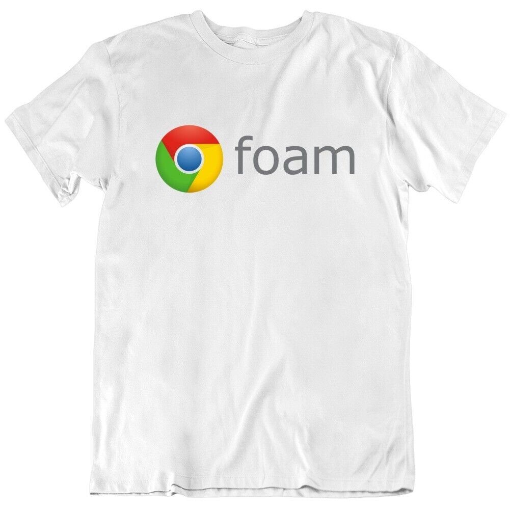 เสื้อยืดโลโก้ Phish Foam Google Chrome