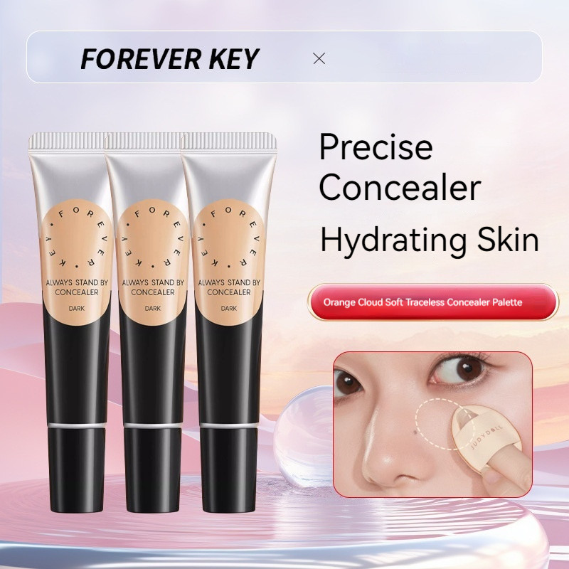 Foreverkey Face Concealer Foreverkey膏 Masking Liquid Pen เพื่อปกปิดจุดด่างดําความหมองคล้ําและรอยสิวบนใบหน้าคอนซีลเลอร์แต่งหน้า