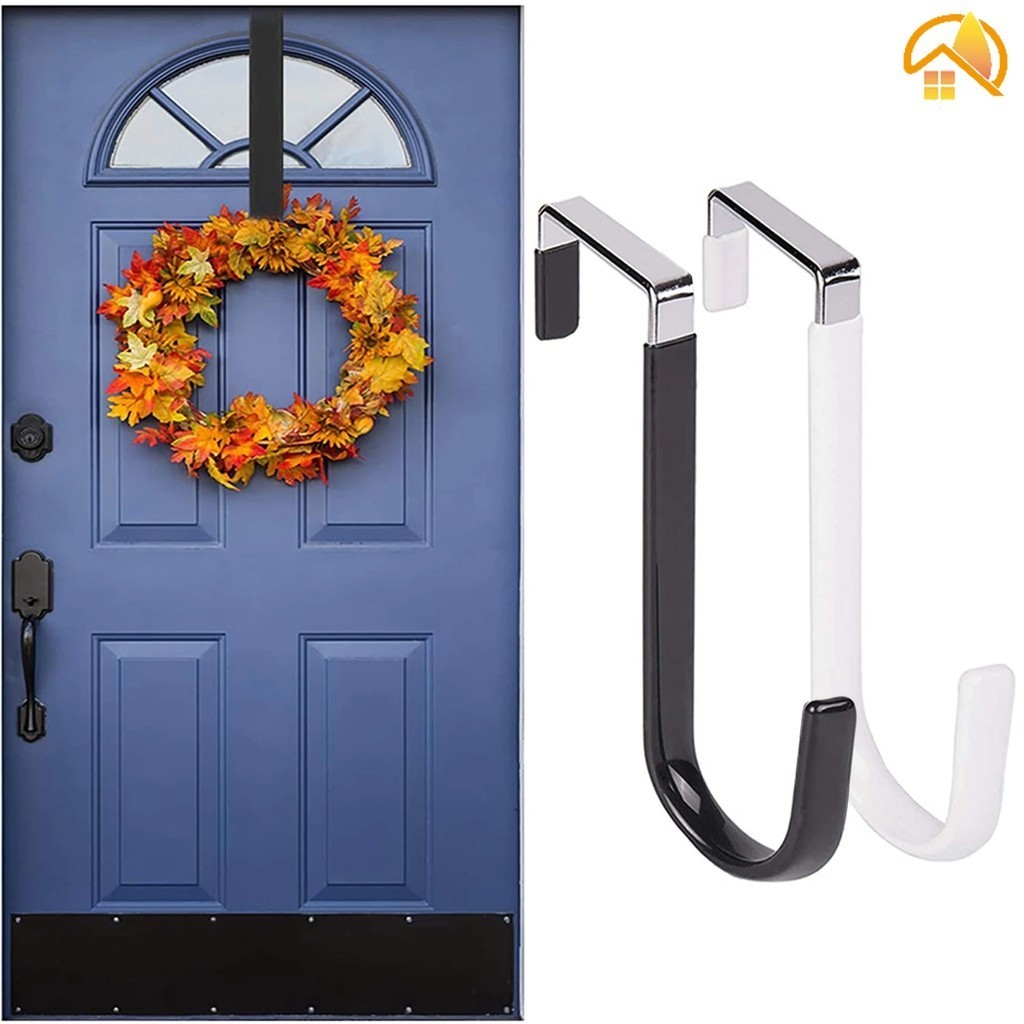 Creative Over Door Clamp ผ ้ าแขวน Rack-Space ประหยัด Pucn ฟรีตกแต ่ งพวงหรีด Hook ตกแต ่ งบ ้ านแขวน