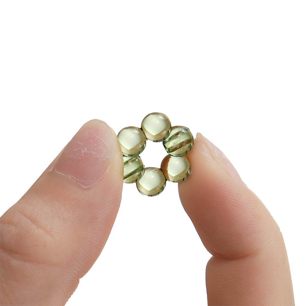 St. kunkka 20-50pcs อะคริลิคใสรอบลูกปัดกรอบลูกปัดสําหรับเครื ่ องประดับ diy ทําสร ้ อยคอสร ้ อยข ้ อมือ - รูปที่ 3