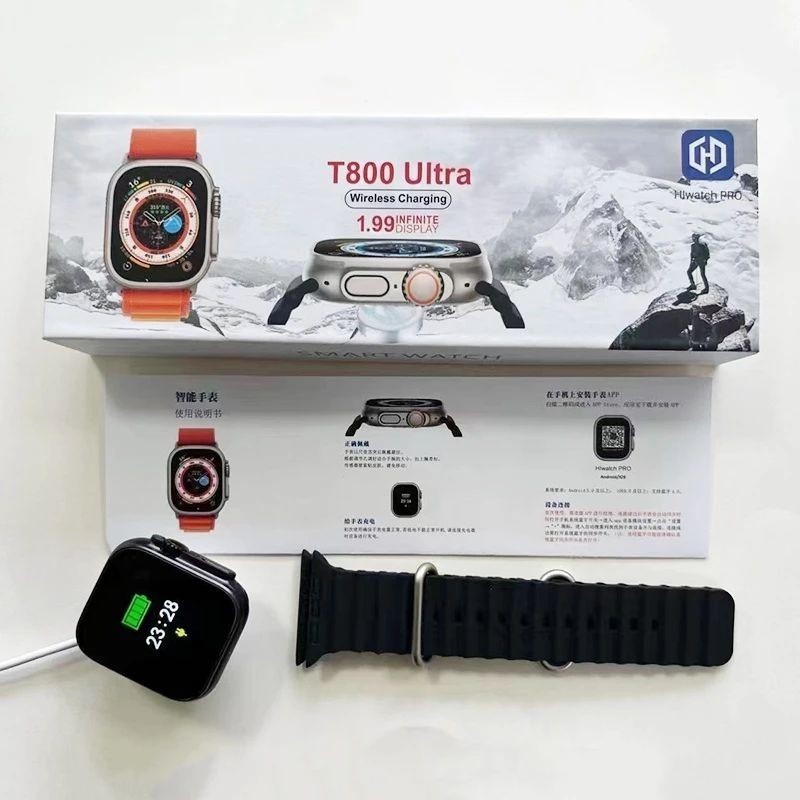 2025 New Series 8 Watch Ultra Smart Sport Watch ไร้สายกันน้ํา T800 Ultra Smartwatch