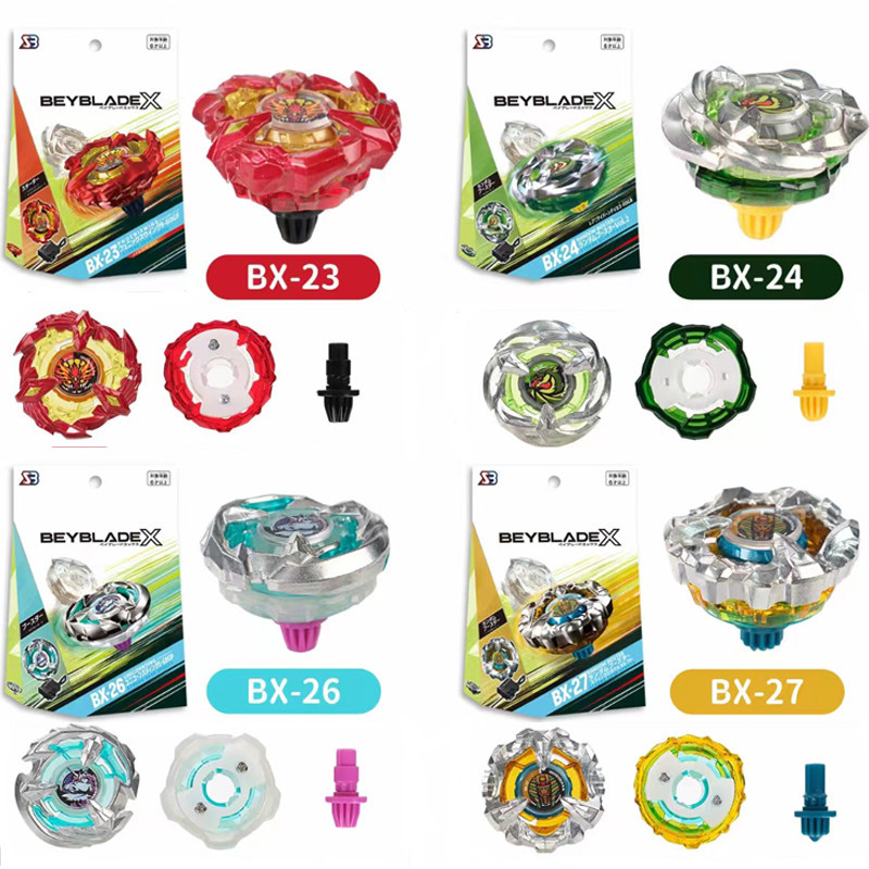 Beyblade X BX-23 Phoenix Wing BX-24 Wyvern Gale BX-26 Unicorn Sting BX-27 Sphix Cowl Beyblade Xtreme พร้อมกล่อง Launcher ชุดสําหรับ Beyblade Burst ของเล่นเด็กสําหรับเด็ก
