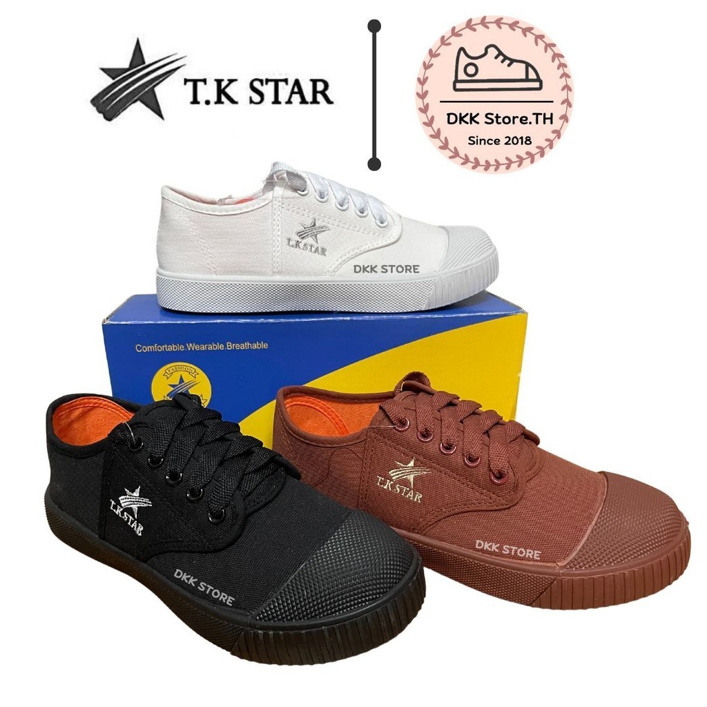 DKK.TH รองเท้าผ้าใบนักเรียน T.K Star by CSB