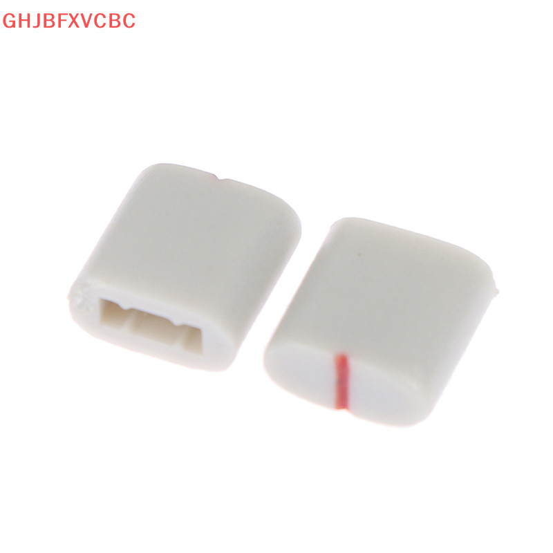 Zhechuiaaa.th 10pcs 4MM Hole ตรง Equalizer Potentiometer Fader พลาสติก Handle Ssneck namh