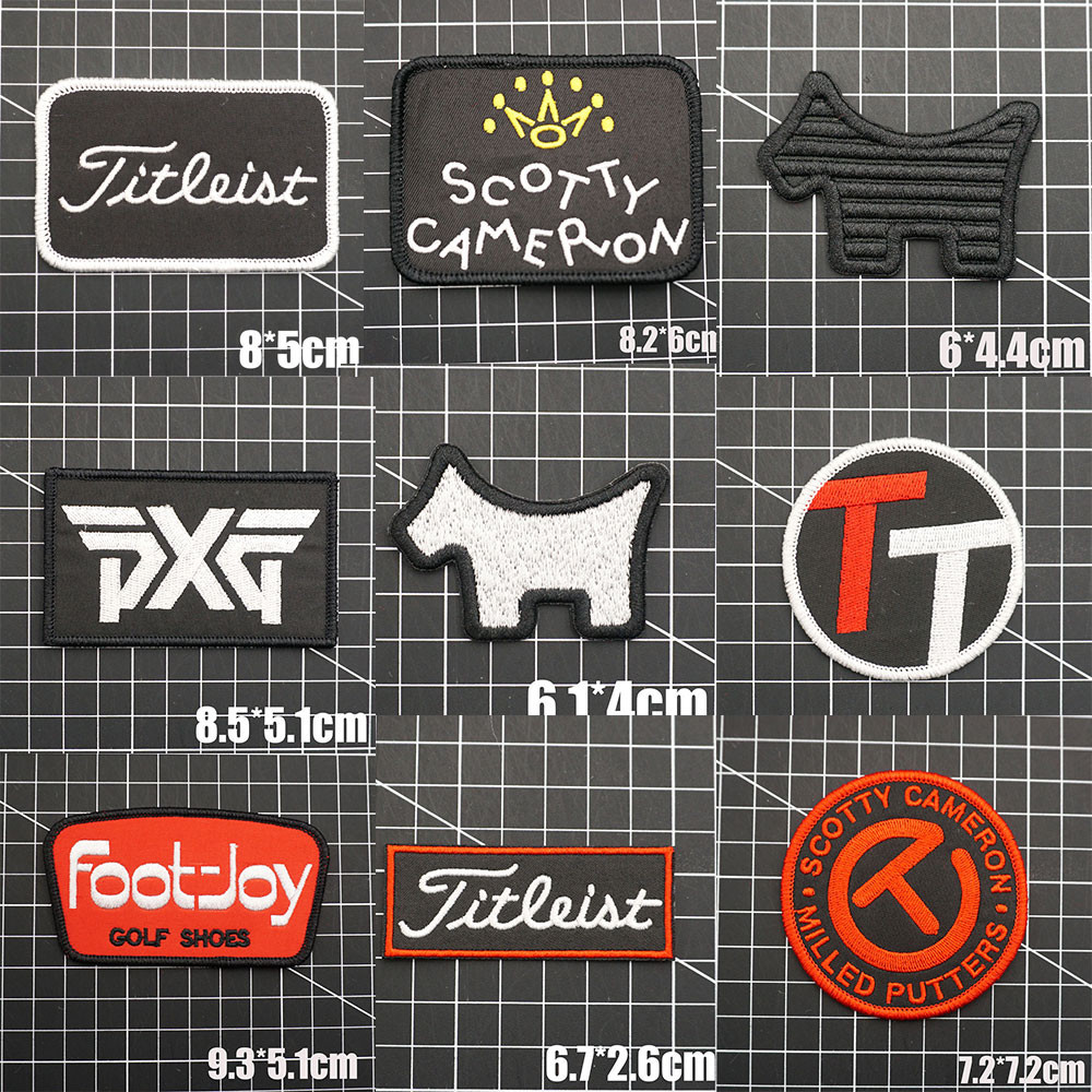 ที่กําหนดเอง Aq ปักกอล์ฟโลโก้ morale badge 3D Velcro Patch /Badges/armband/Emblem ตกแต่งสําหรับแจ็คเก็ตกางเกงยีนส์กระเป๋าเป้สะพายหลังหมวก