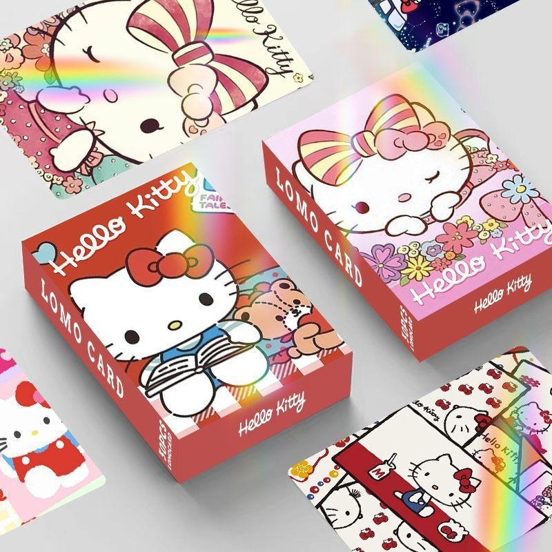 Sanrio Hello Kitty Laser Flash Lomo Card Photocard การ ์ ดสะสม 30 ชิ ้ น/box