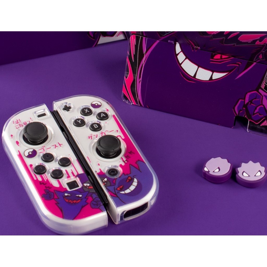 อุปกรณ ์ เสริม Nintendo Switch Joy-con เคสป ้ องกัน Hard Case โปร ่ งใส Soft Shell เหมาะสําหรับ SwitchV1V2 &OLED ​​​​​​​