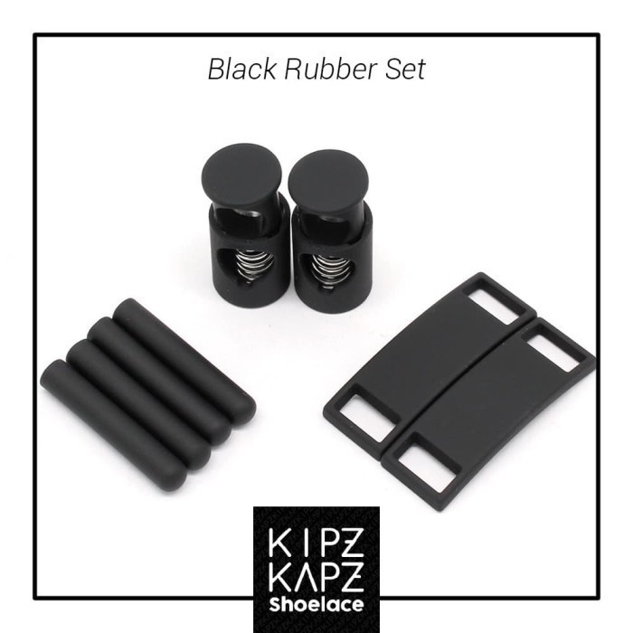 Best- Kikzkapz Set Gift Box - Tips - Locks - Dubraes - สีดํา