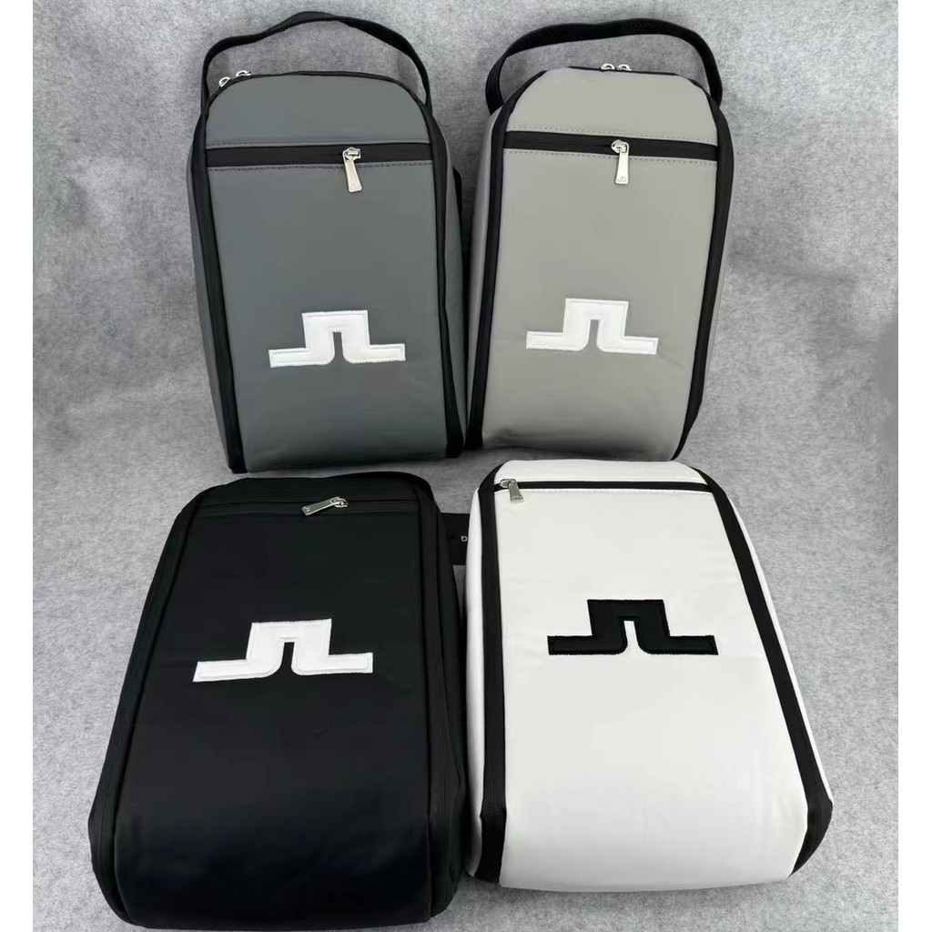 กระเป๋ารองเท้ากอล์ฟ JL GOLF รองเท้ากระเป๋ากันน้ํารองเท้าน้ําหนักเบากระเป๋ารองเท้าขนาดเล็กมัลติฟังก์ชั่ GOLF Sundries กระเป๋าช่องซิปคู่