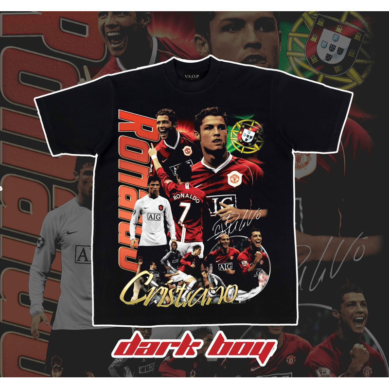 เสื้อยืด CR7  RONALDO 1ในนักฟุตบอลที่เก่งที่สุดในโลก️️ เสื้อยืดคอตตอน s-5xl