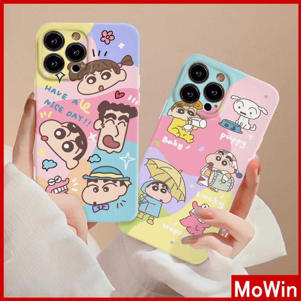 Mowin - เข้ากันได้สำหรับ 15 เคสไอโฟน11 เคส iphone 11 เคสเยลลี่สีเหลืองฟิล์มนุ่ม TPU กันกระแทกเคสกล้อ