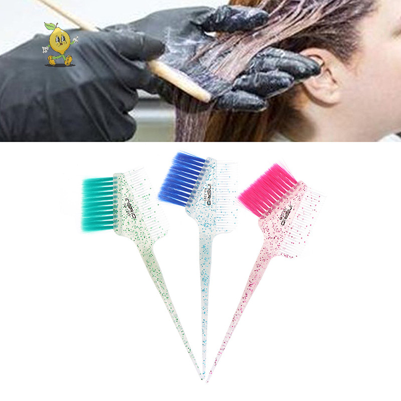 [mozh ] Pro Salon Hair Color Hair Dye Brush Comb Hair Dyeing Root Hair Bleach Tint Brush [TH ]