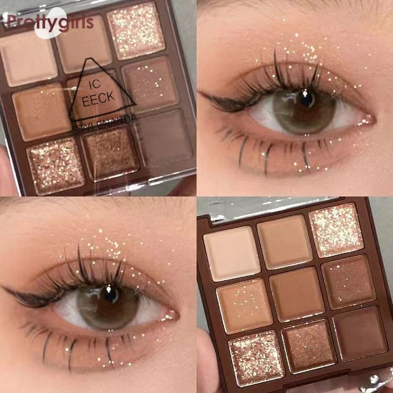 PY.th DIKA​LU อายแชโดว์​ พาเลททาตา 9 เฉดสี เนื้อแมทเนื้อชิม​เมอ​ร์​ เนื้อกลิต​เตอร์​ สีสวยติดทนนาน