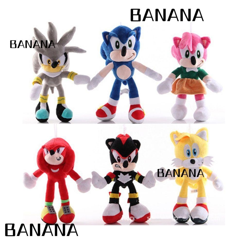Banana1 อะนิเมะรูปของเล ่ นของขวัญ Plushies Sonic ตุ ๊ กตาของเล ่ น