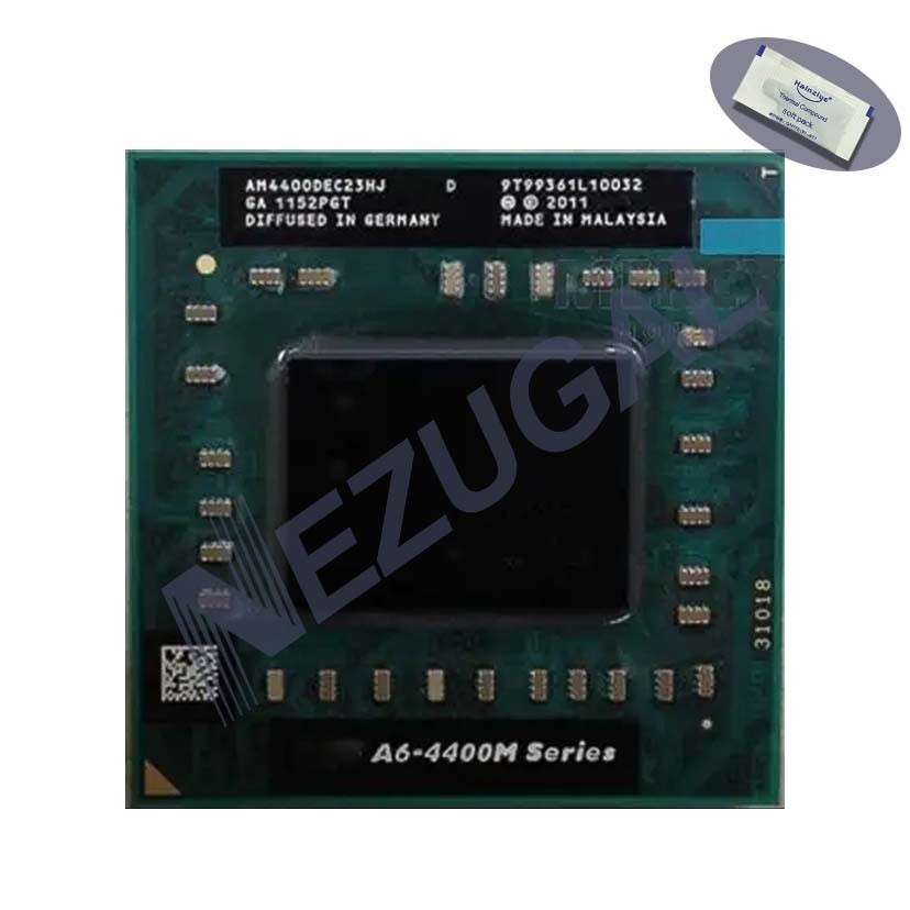 A6-4400M A6 4400M AM4400DEC23HJ 2.7 Ghz Dual Core 1M 35W ซ็อกเก็ต FS1 CPU โปรเซสเซอร์