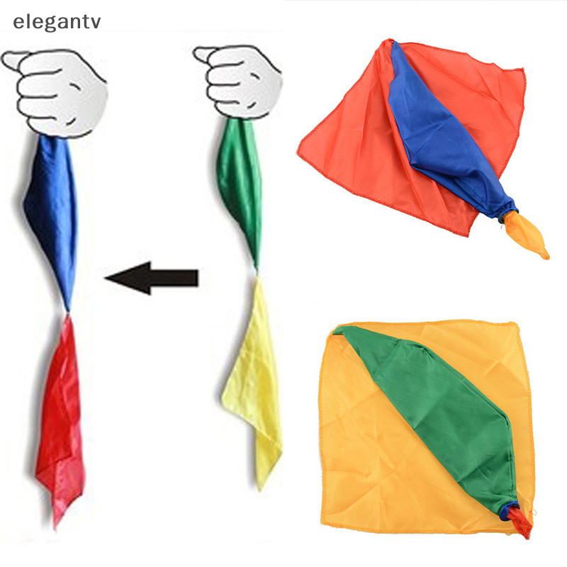 Egn 1 ชิ้นเปลี่ยนสีผ้าไหม Magic Trick Joke Props เครื่องมือ Magician อุปกรณ์ของเล่น N