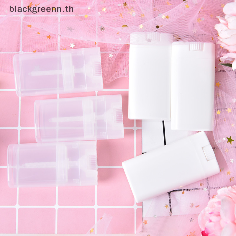 Bgreee 10 ชิ ้ น 20 มล . พลาสติกเปล ่ ารูปไข ่ ลิปบาล ์ มหลอดคอนเทนเนอร ์ หลอดริมฝีปาก