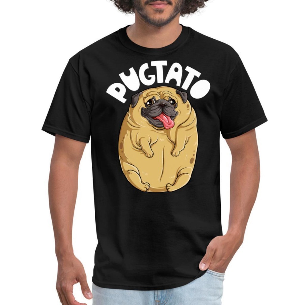 Pugtato Pug Dog Lovers เสื้อยืดผู้ชาย