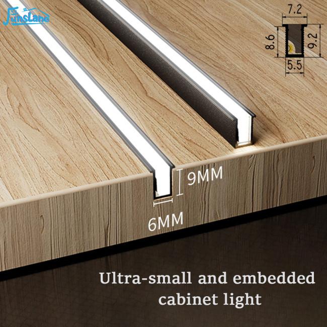 เมก้าลดราคา! Led ภายใต้ไฟตู้ Ultra Thin Super Bright Motion Sensor ไฟตู้เสื้อผ้าสําหรับตู้ตู้เสื้อผ้า (6