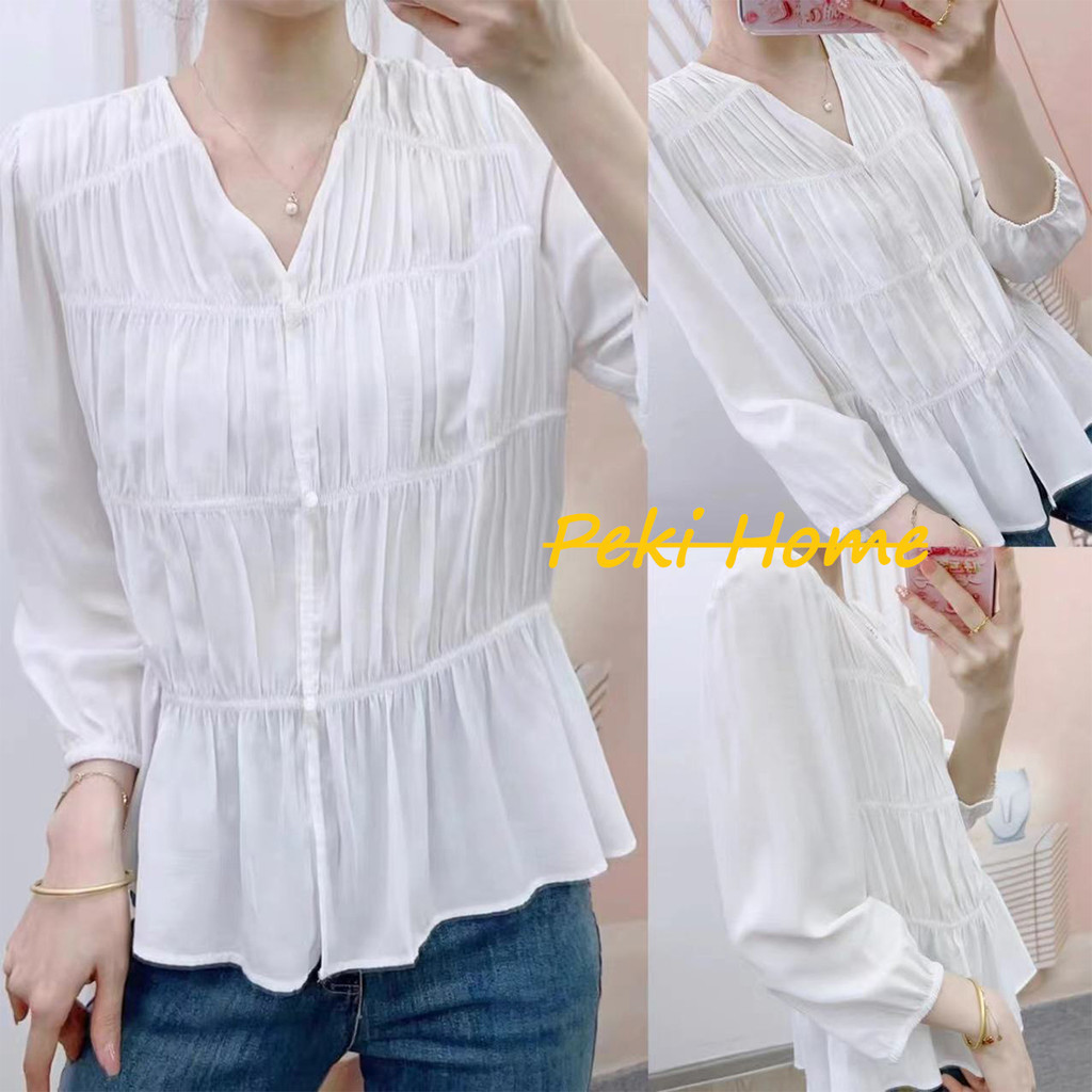เสื้อยืดผู้หญิงสไตล์ฤดูใบไม้ผลิใหม่