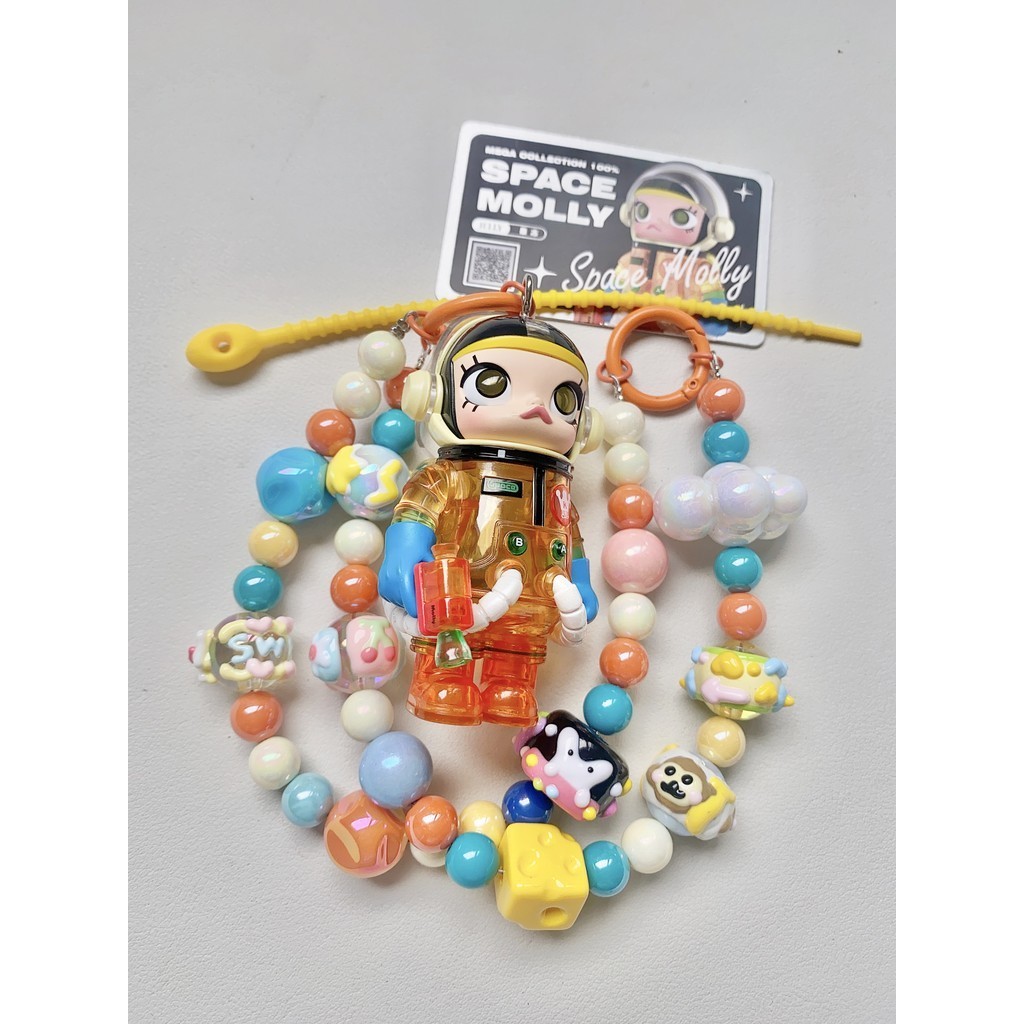 B3 Jelly Bubble Mart molly Space 100% กระเป๋าแขวน/พวงกุญแจของขวัญวันหยุด