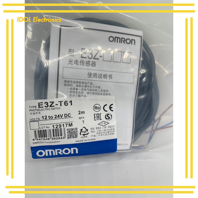 ได้2ตัว E3Z-T61 E3Z-T61-L   E3Z-T61-D Photoelectric Sensor ใหม่คุณภาพสูง