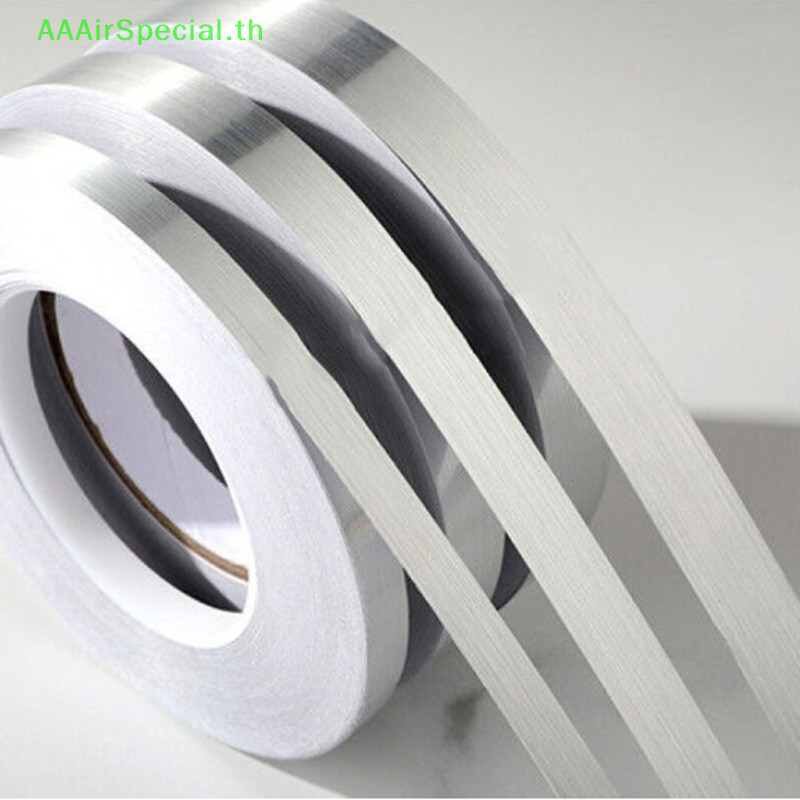 Aaairspecial 50 เมตร/ม้วนสีดําทองเงินชั้น Edging กันน้ําตะเข็บสติ๊กเกอร์ติดผนังเพดานตกแต่งบ้าน Self-กาวกระเบื้องเทป TH ราคา ถูกที่สุด ดีลบีเคเค แกลเลอรีภาพที่ 3
