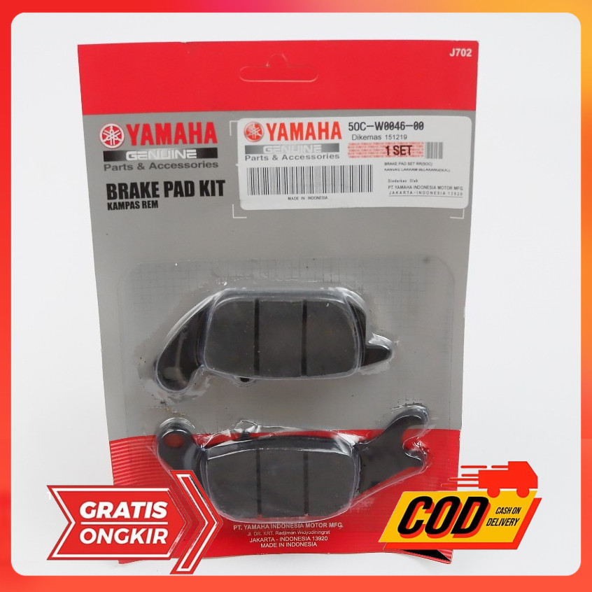 ผ้าเบรคหลังสําหรับ Yamaha Jupiter MX New / Vixion / R15 - 50C joyo อะไหล่รถจักรยานยนต์
