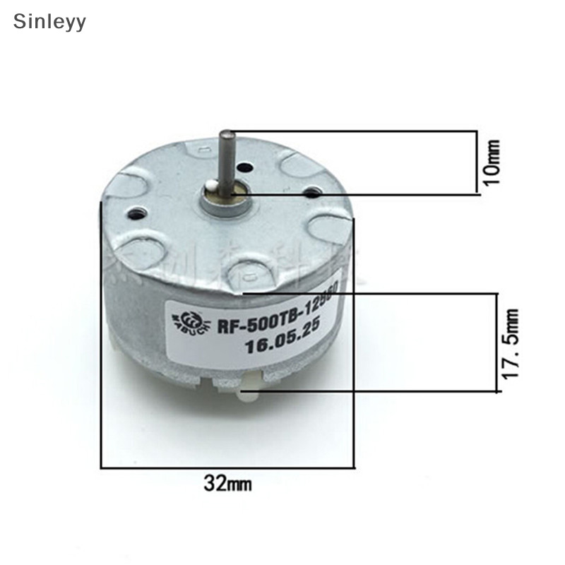 Nle 1 PC Mabuchi RF500TB-12560 มอเตอร์ DC 1.5V 6V 12V 4600RPM 32 มม.DC มอเตอร์เครื่อง N