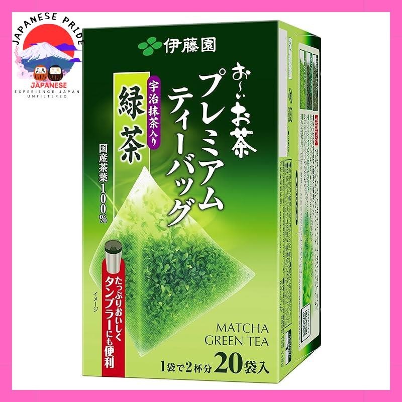 【Direct from Japan】 Popular Green Teas ITO EN Oi Ocha Premium Tea Bags with Uji Matcha Green Tea 1.8