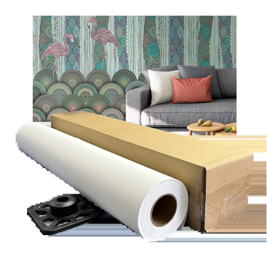 ผ้าใบ Canvas Polyester Inkjet ผ้าแคนวาส สำหรับพิมพ์ภาพด้วยเครื่องอิงค์เจ็ต Indoor กันน้ำ ทนแดด