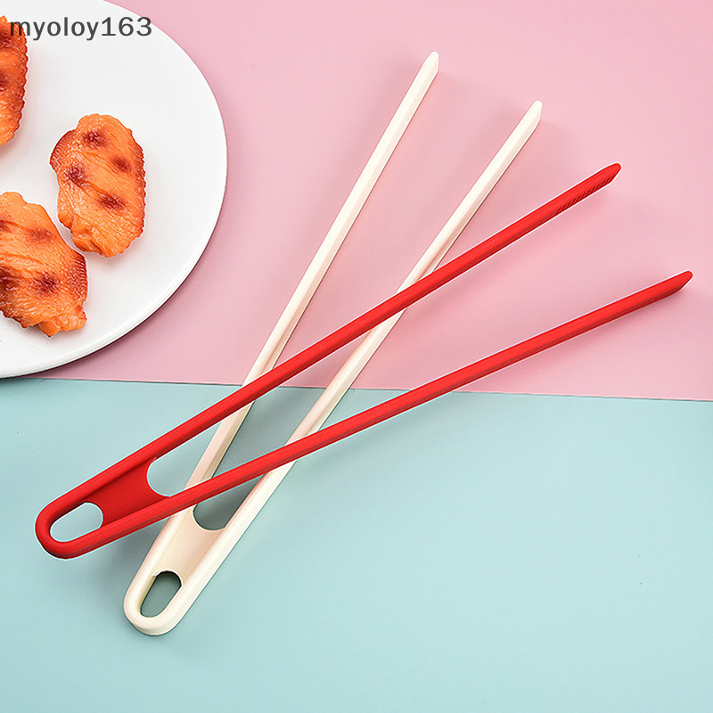 Myoloy ซิลิโคนอาหาร Toast แหนบ Trivet สําหรับแหนบครัวลื่นทําอาหารคลิป Clamp BBQ สลัดเครื่องมือย่างอุปกรณ์ครัว TH