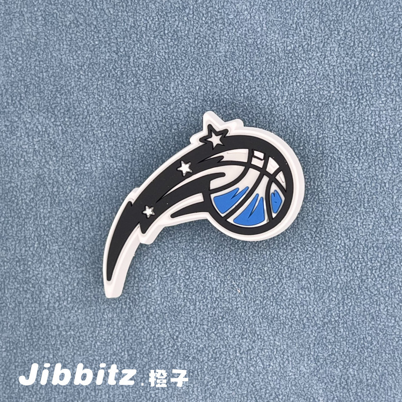 jibbitz crocs team Logo basketball jibbitz crocs ของแทั    crocs jibbitz jibbitz set