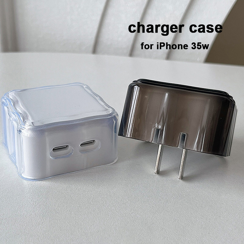 Tpu Wave Charger Protector Charger Case Charger Cover สําหรับ Apple 35w Charger