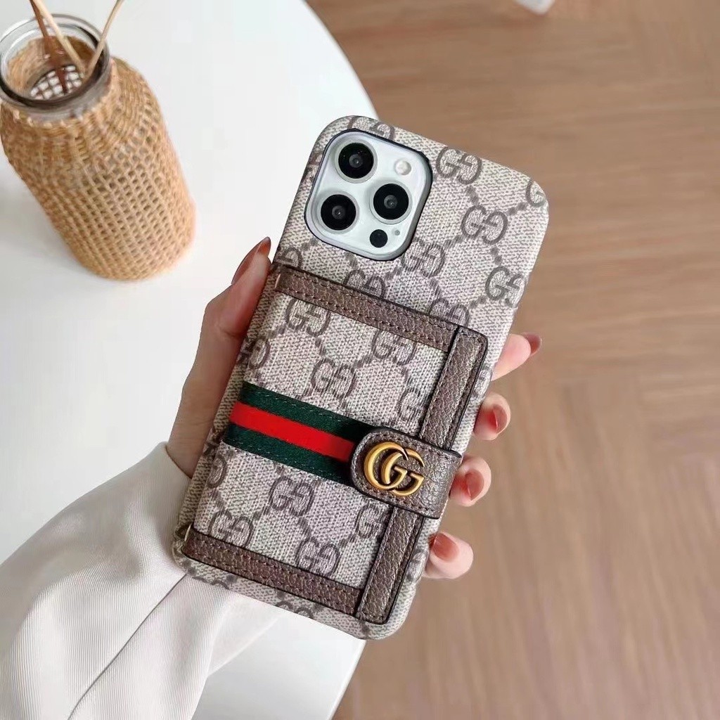 เคสหนัง Samsung Galaxy S24 S23 S22 S21 Ultra S21 Plus S20 FE S20 Ultra S20 Plus Galaxy Note 20 Ultra Note 10 Plus Note 9 Note 8 S20 Ultra S8 S9 S10 แฟชั่นผู้ถือบัตรกรณี