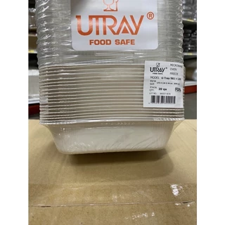 BP กล่อง U TRAY 561 ขนาด 650 ml. เข้าเตาอบได้ จำนวน 20 ชุด มีราคาส่ง