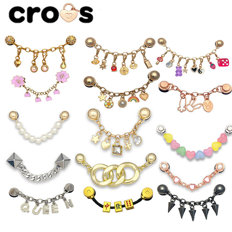 jibbitz crocs Metal chain   jibbitz crocs เกาหลี crocs jibbitz jibbitz set