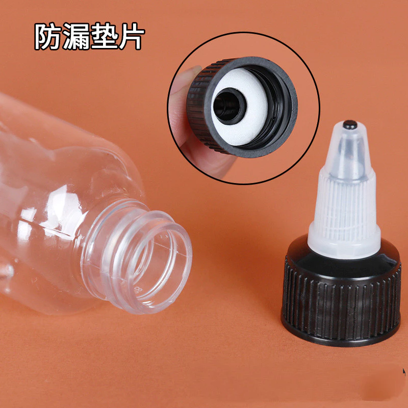 ขวดเจลใสจุด 30ml 50ml 100ml พลาสติก บีบยา thumbnail 3