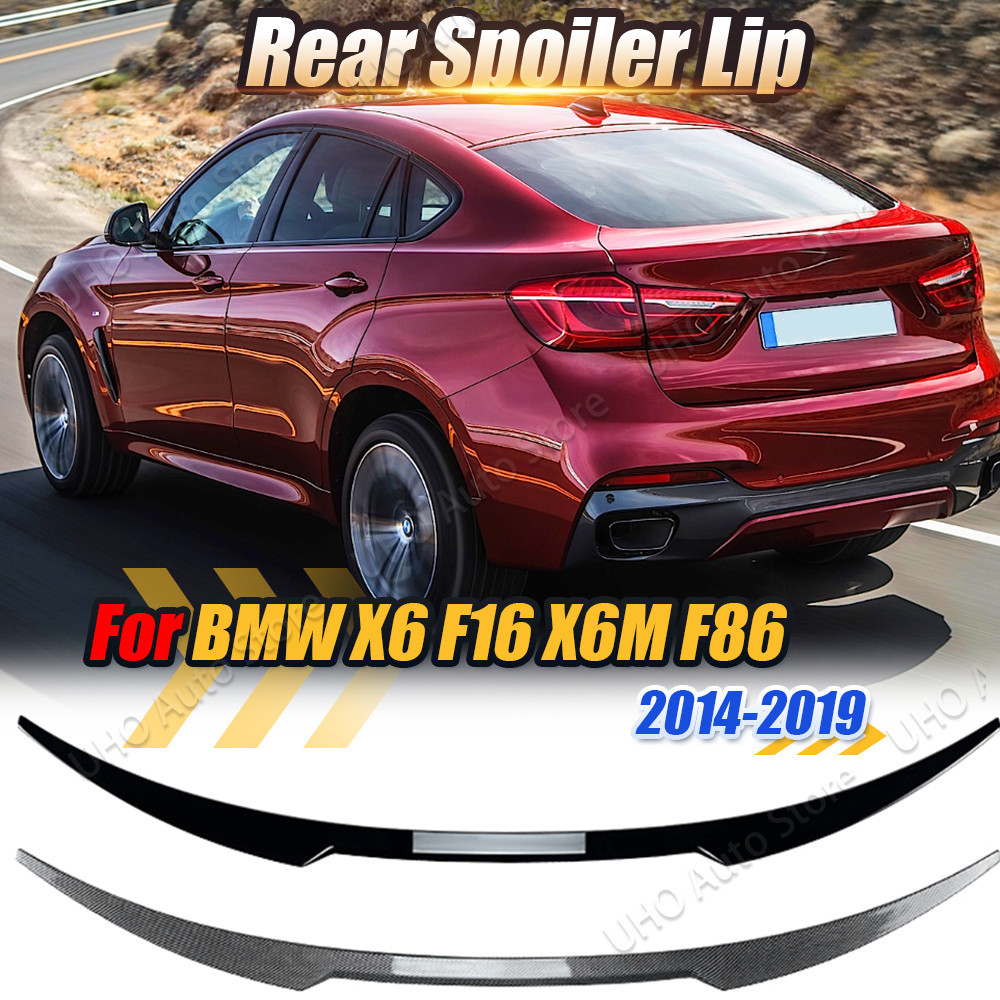 สําหรับ BMW X6 X6M F16 รถด้านหลังหลังคาสปอยเลอร์ M4 สไตล์ Tail Wing Body ชุดปรับแต่ง 2014 2015 2016 2017 2018 2019