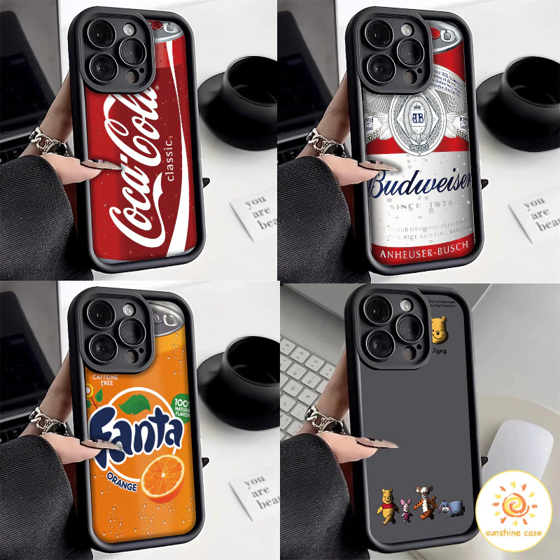 พร้อมส่ง เคสลายเครื่องดื่ม เคสโทรศัพท์ For OPPO A7 A15 A53 A3S A54 A16 A31 A52 A55 A76 A57 A17 a16K A78 A58 RENO 6 10 11