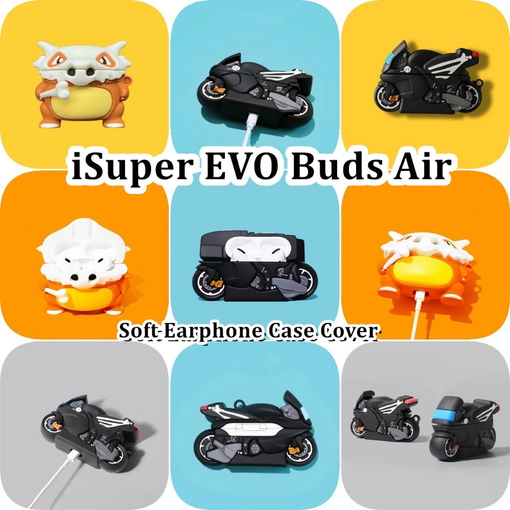READY STOCK!นําไปใช้กับ iSuper EVO Buds Air เคส Case เคสหูฟัง การ์ตูนน้ําเย็น ซิลิโคนนุ่ม NO.2