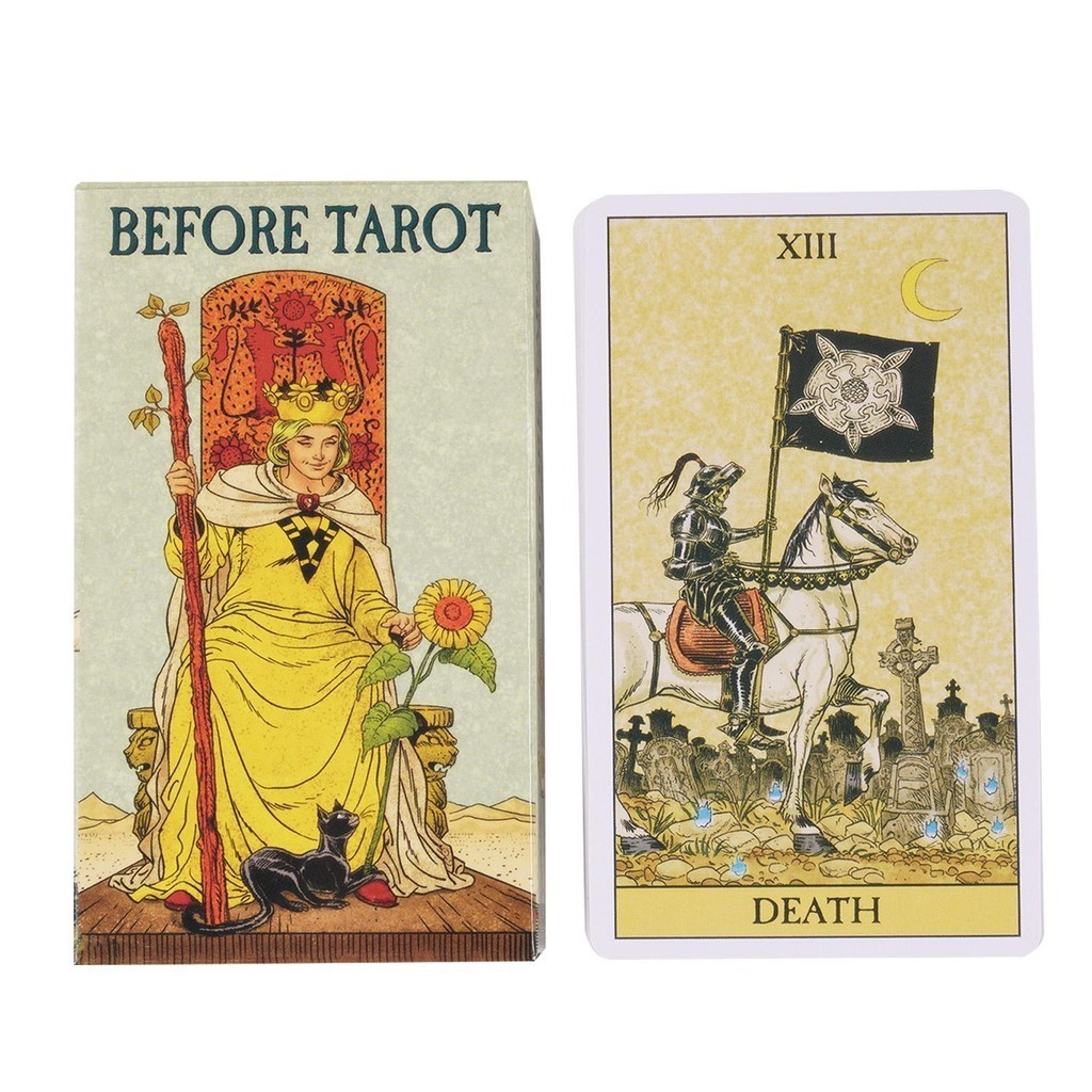 ก่อน Tarot Standard Tarot Decks Fortune Telling Game Cards สํารับเกม verasath
