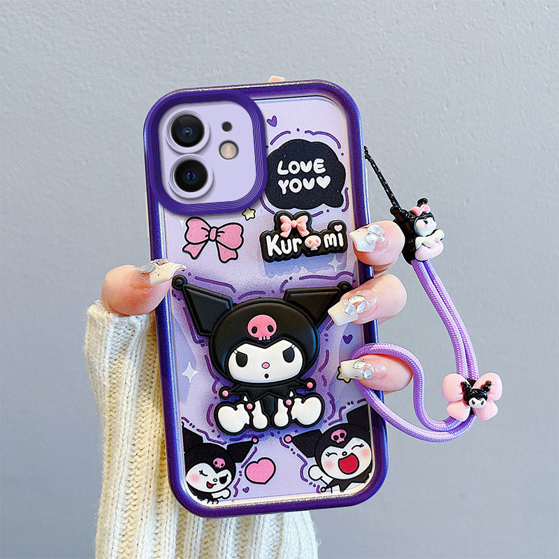 เคส iPhone 12 การ์ตูน 3D Stickers เคสโทรศัพท์สําหรับ iPhone 11 case