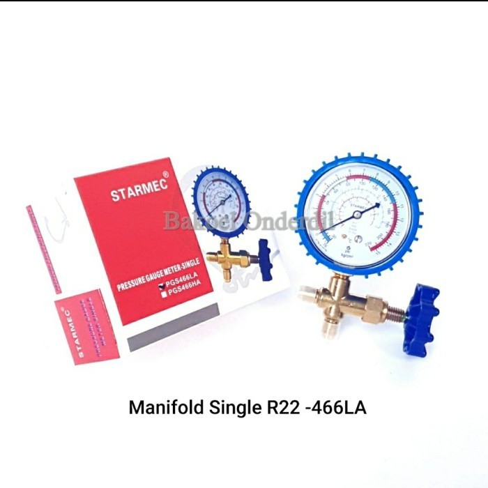 SINGLE MANIFOLD R12 - R22 BLUE -OG78