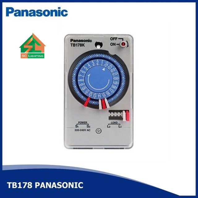 ตั้งเวลา เครื่องตั้งเวลา Timer Panasonic  ตัวตั้งเวลา ไทม์เมอร์ นาฬิกาตั้งเวลา 24 ชม. (Timer Switch)
