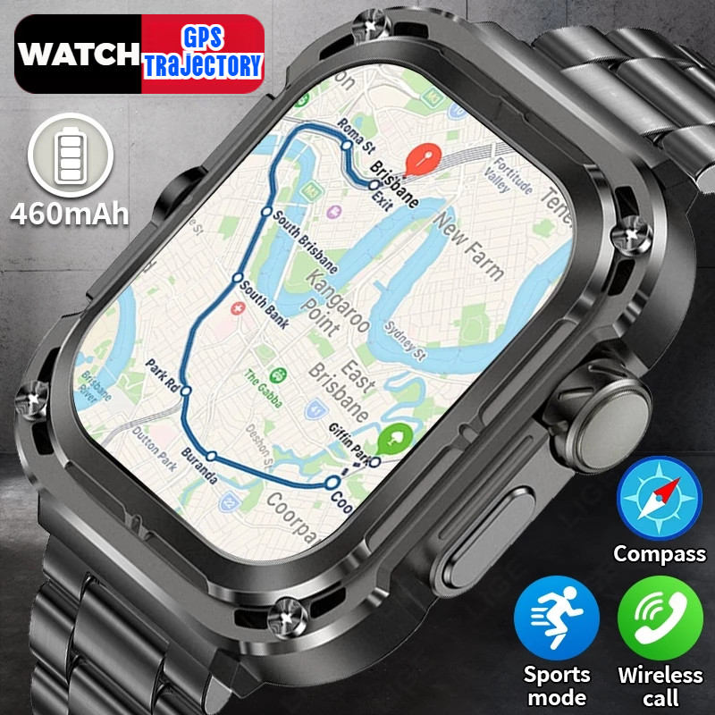 2025 LIGE Z85MAX Smartwatch 2-Week อายุการใช้งานแบตเตอรี่|GPS+NFC+กันน้ํา|โหมดมัลติสปอร์ตสําหรับยิม/วิ่ง/ว่ายน้ํา|3สายรัด ชาย/หญิง
