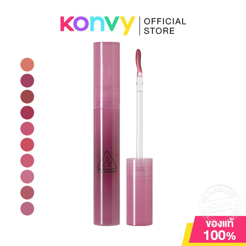 3CE Drop Glow Gel 4g ทรีซีอี ลิปทินท์เนื้อเจลลี่บางเบา