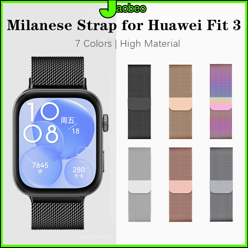 สายมิลาน LOOP for Huawei Watch Fit 5 4 3 / 5 Pro / 4 Pro สายแถบโลหะสแตนเลส for Smart Watch Huawei Fit 3