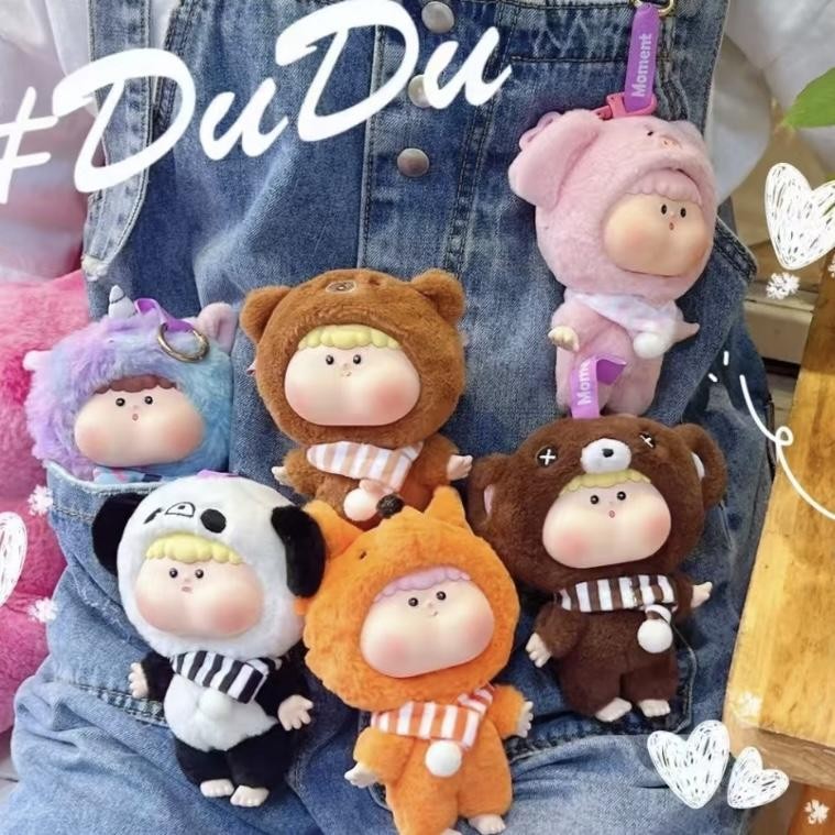 DuDu Zoo Series ตุ๊กตา Mystery Box จี้ตุ๊กตาน่ารักของขวัญเด็กผู้หญิง