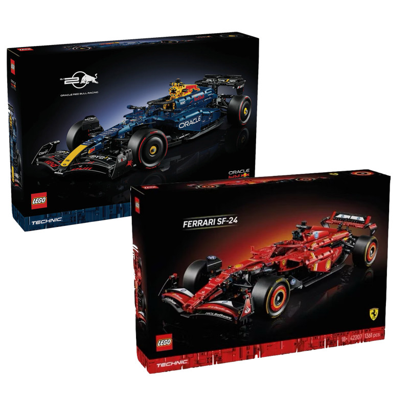 Lego Technic 42206 + 42207 Oracle Red Bull & Ferrari F1 Car เลโก้ ของแท้ใหม่ ของแท้ 100%